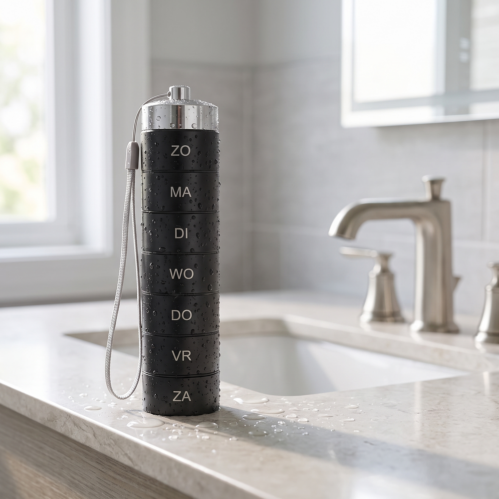 CalmVault waterdicht, blijft droog naast de kraan