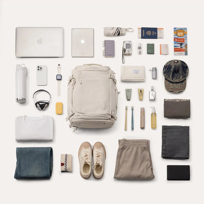 TravelVault Original | Alles mee voor je korte trip. Zonder koffer. Zonder chaos.
