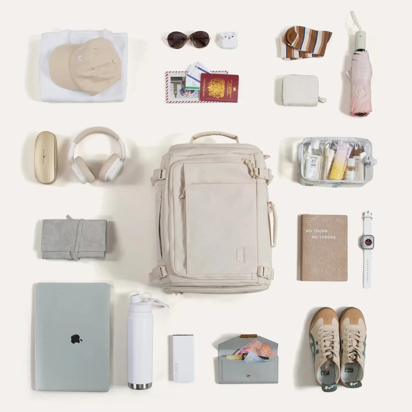 TravelVault Original | Alles mee voor je korte trip. Zonder koffer. Zonder chaos.