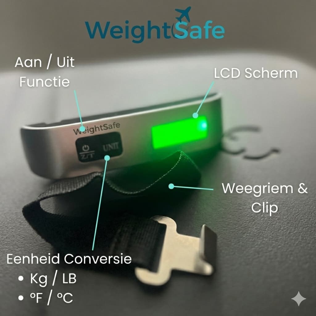 WeightSafe™ – Nie wieder zu schweres Gepäck