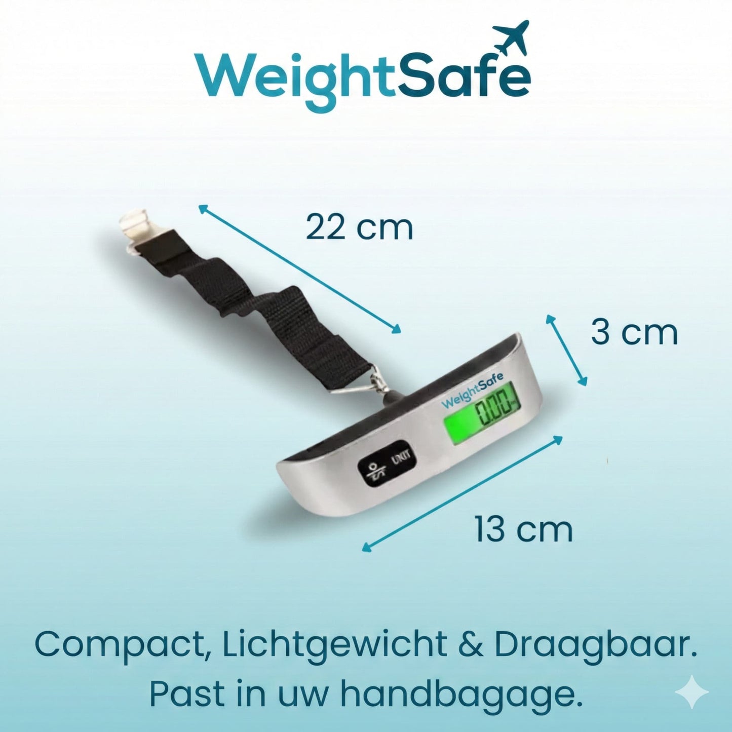 WeightSafe™ – Nie wieder zu schweres Gepäck