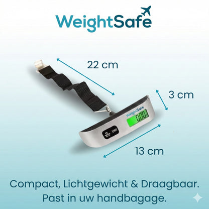 WeightSafe™ – Nie wieder zu schweres Gepäck