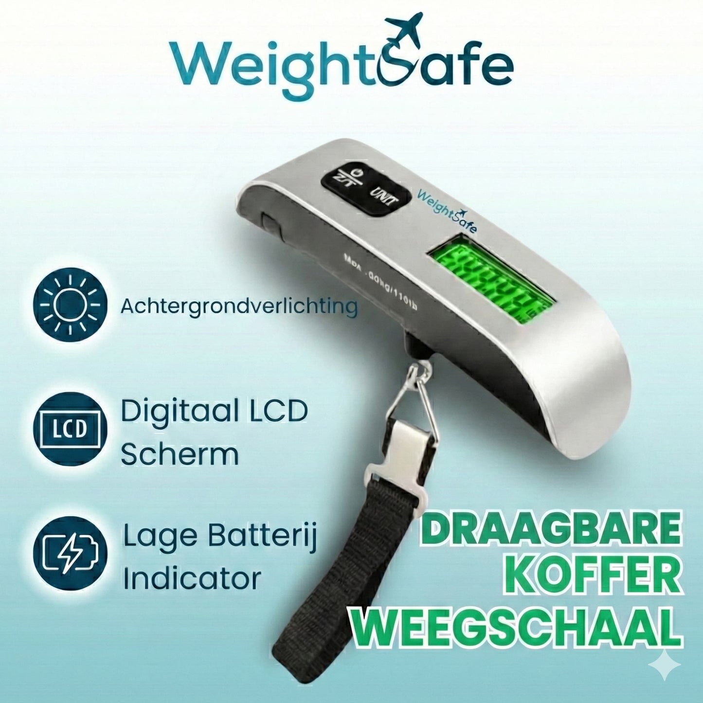 WeightSafe™ – Nie wieder zu schweres Gepäck
