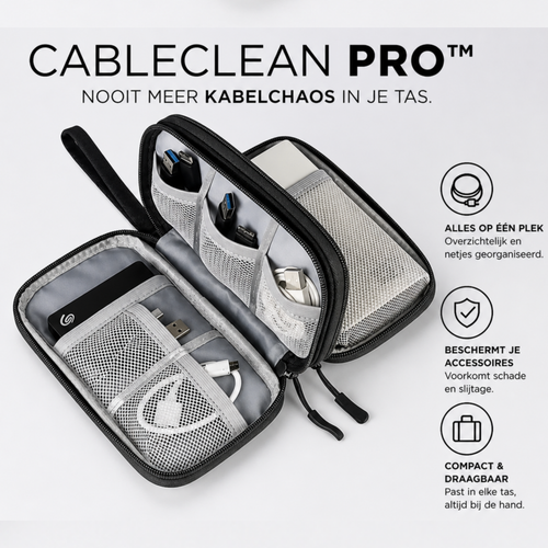 CABLECLEAN PRO™ | Hör auf, dein Ladegerät zu suchen