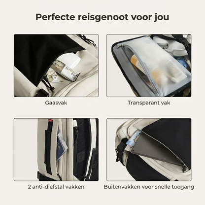 TravelVault Pro™ | Mehr Platz. Weniger Chaos. Ein smarter Rucksack.