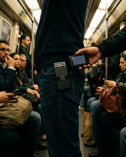 RFID bescherming in een drukke metro