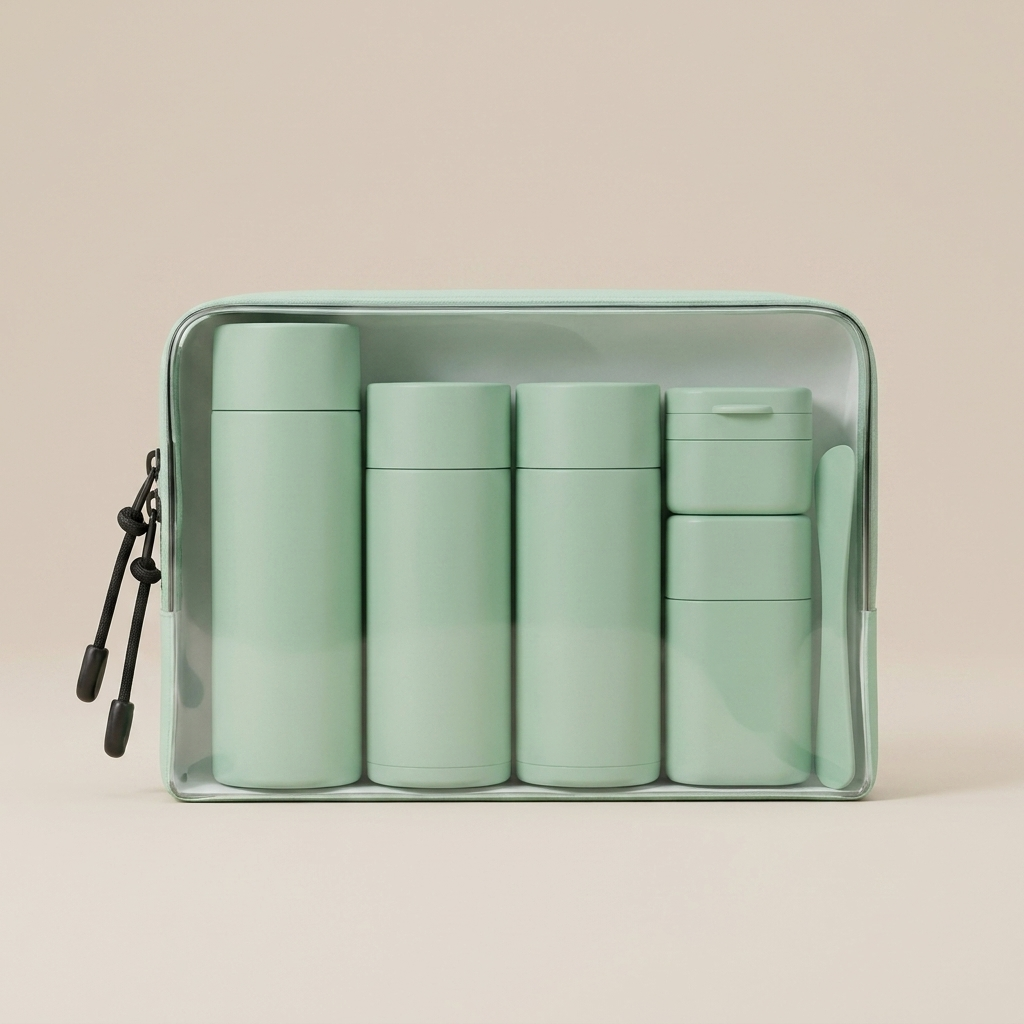 PureVault reisflessenset mintgroen