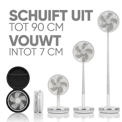 BreezeVault™ | Opvouwbare Reisventilator