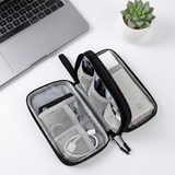 CableClean Pro kabelorganizer flatlay open met kabels netjes opgeborgen