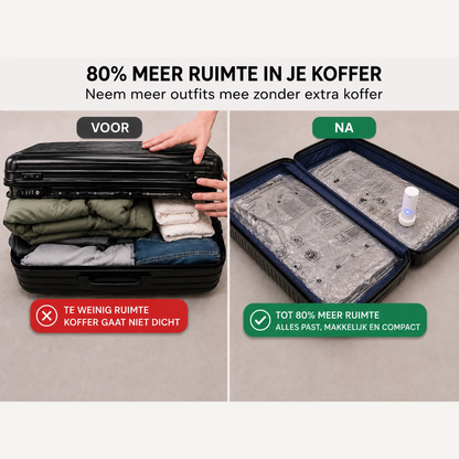 SpaceLuxe™ Reisset | Neem meer outfits mee zonder extra koffer