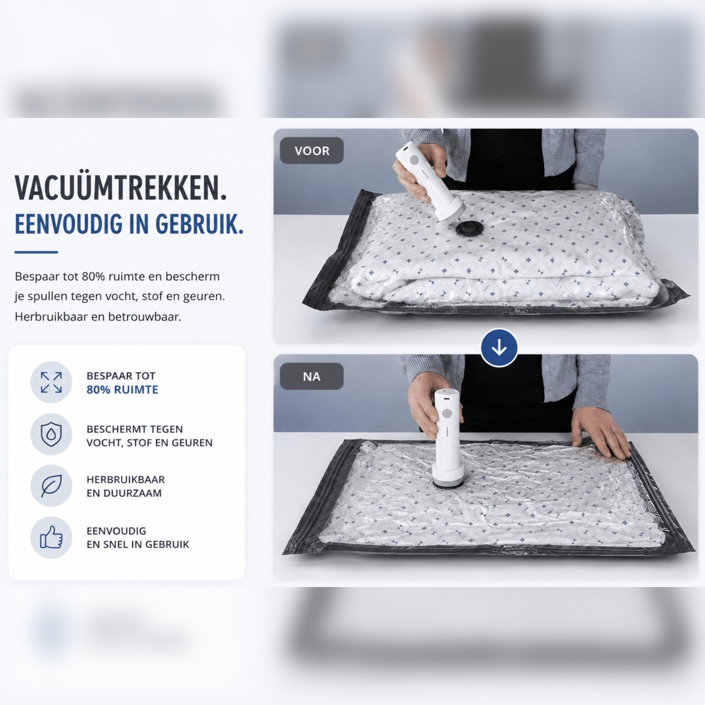 SpaceLuxe™ Reisset | Nooit meer stress bij het dichtdoen van je koffer